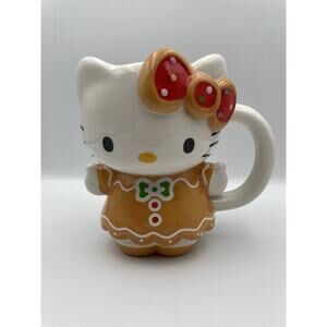NEW Hello Kitty Sanrio Christmas GINGERBREAD MUG 2024